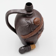 Cruchon Vintage en grès – Bouteille ancienne de collection