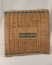 REMY MARTIN Cognac VSOP couvercle de caisse  osier rotin / bar / cadre / tableau