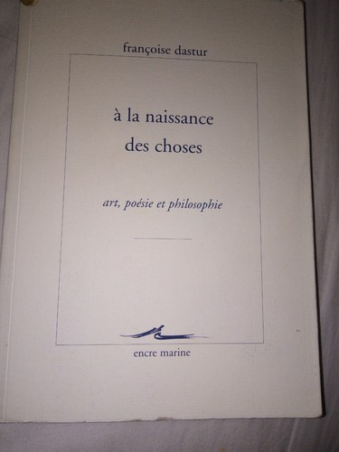 Naissance des choses - a,