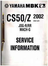 Notice "service information" MBK Mach G Jog R