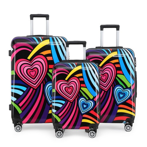 Ensemble valises coeur - de, À