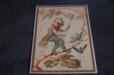 Chromo oiseau perroquet