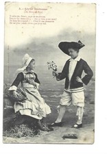 FANTAISIE BERGERET - IDYLLE BRETONNE NMR 3 - AU BOURG DE BATZ