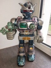 GRAND ROBOT VINTAGE HAP-P-KID 1980's H38CM + TOUS ACCESSOIRES/FONCTIONNE PARFAIT