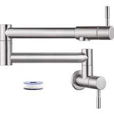 Robinet de cuisine mural pliable en laiton robinet de remplissage pivotant pliab