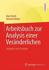 Arbeitsbuch zur Analysis einer