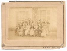 Ecole Religieuse de jeunes filles circa 1900 Photo Marmet Alger Algérie