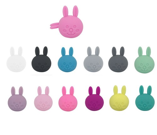 Perle silicone lapin - perle, 31mm