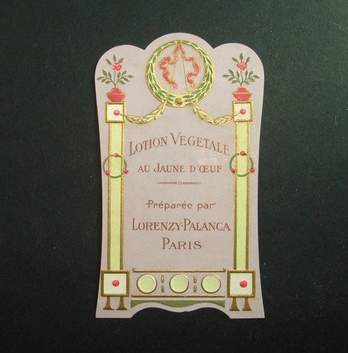 Etiquette parfum ancienne - etiquette,