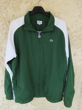 Veste LACOSTE SPORT Devanlay vert blanc jacket Fr 4 180