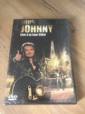 dvd 100% johnny live à la tour eiffel