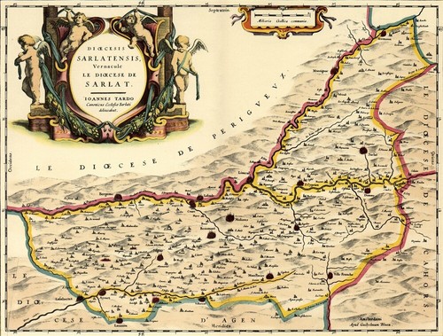 Reproduction carte ancienne - ,
