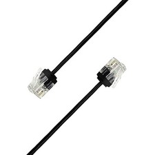 Câble Réseau Ethernet RJ45 Cat 6A 10Gbps 600 MHz Slim Noir Longueur au choix