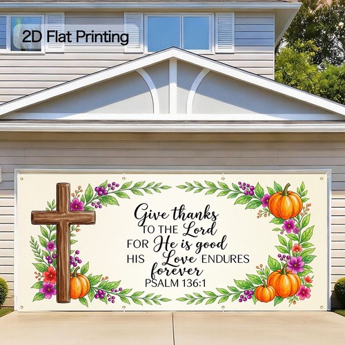 Happy thanksgiving garage door - happy,