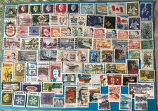 Timbres Canada lot 2 oblitérés, beau lot tous différents sur support