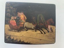 Boîte laquée Fedoskino