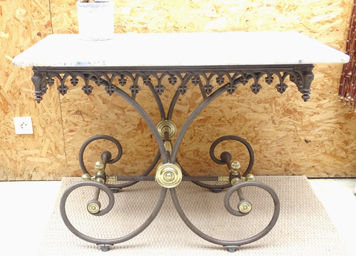 Ancienne table boucher - +ancienne,