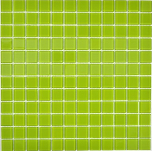 Mosaïque verre vert - verre,