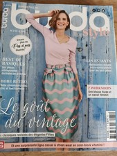 MAGAZINE BURDA  STYLE LE GOÛT