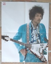 poster affiche revue magazine rock JIMI HENDRIX 52x42cm