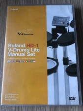 ROLAND HD-1 V-DRUMS LITE MANUAL VIDEO BATTERIE DVD FRANÇAIS RARE
