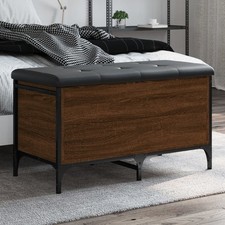 Banc de Rangement Organisateur Couloir Chêne Marron Bois d'Ingénierie vidaXL