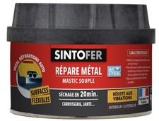 Mastic polyester bi composant souple Répar métal SINTOFER 300gr