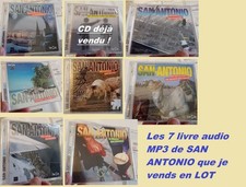 Livre audio SAN ANTONIO lot de 7 titres ou CD/livre audio au format MP3 NEUF