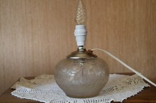André Hunebelle, très joli vase, modèle Marguerite monté en lampe d'origine 