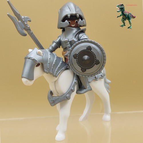Figurine homme noir-chevalier