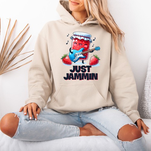Sweat capuche just jammin - sweat,