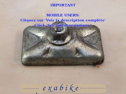 Plaque tendeur chaine - plaque, de