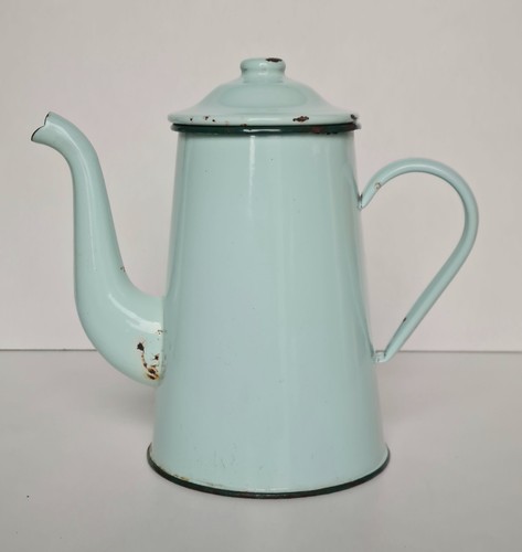 Ancienne cafetière tôle - cafetière,