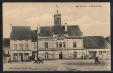 CPA Fayl-Billot, L´Hôtel de Ville et le café adjacent 