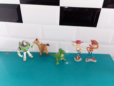 Lot Figurine woody Buzz l'éclair rex pile poil jessie Toy story bully bullyland