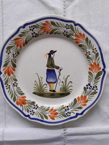 Assiette ancienne henriot - assiette,