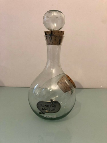 Carafe étain liège en - étain,
