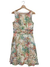 ESPRIT Robe de cocktail Dames Robe T EU 36 orange clair-vert-blanc cassé élégant