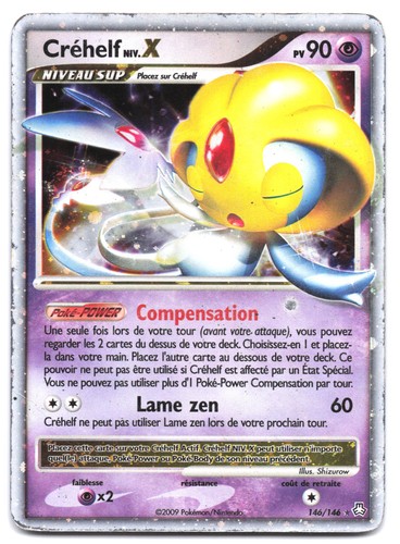 Carte pokémon créhelf niv - carte,