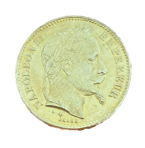 France 1863 gold francs - 1863,