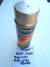  BOMBE PEINTURE PEUGEOT
