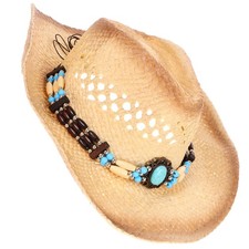 Chapeau de cowboy en paille