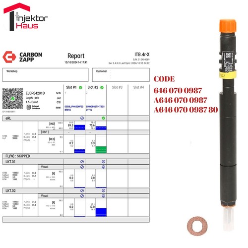 Ejbr04201d delphi injecteur - ejbr04201d,