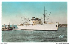 ARTP3-0175-BATEAU - dieppe - arrivée du bananier fort de france