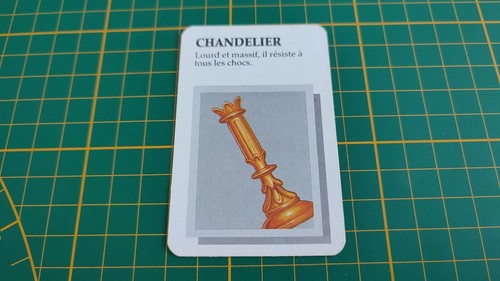 Carte chandelier pièce - carte,