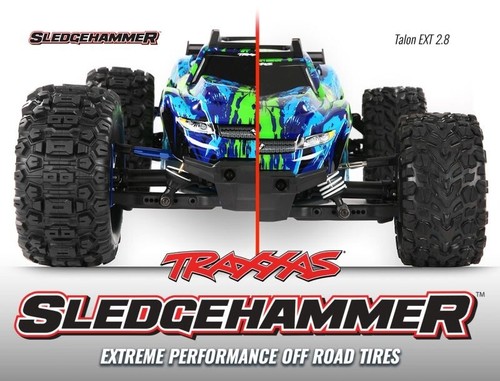 Pneus traxxas sledgehammer - traxxas,