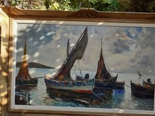 Grande Marine sur panneau de Regis Berard