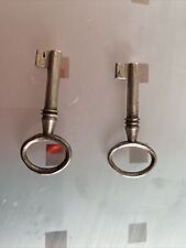 Lot 2 Petites Clef Metal Serrure Meuble Bureau Deco Vintage