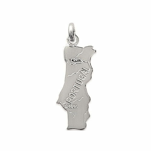 Pendentif carte portugal - du, portugal"