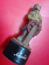 sujet en terre cuite peint souvenir du bord de mer